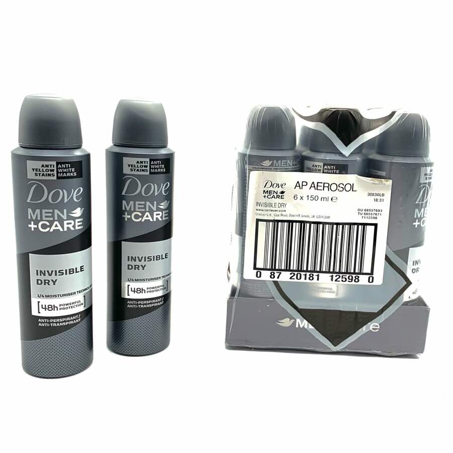 Dove spray 150 ML invisible dry Men - 99740