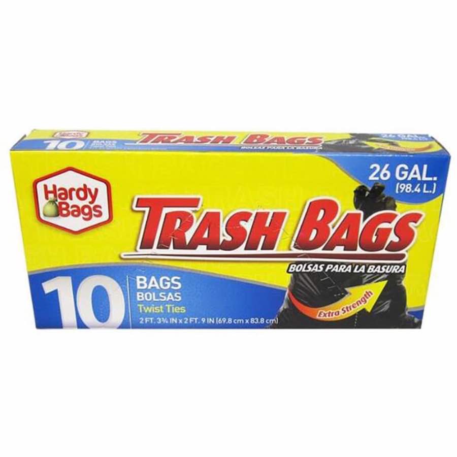 TRASH BAG BLACK 26 gl - IN00057