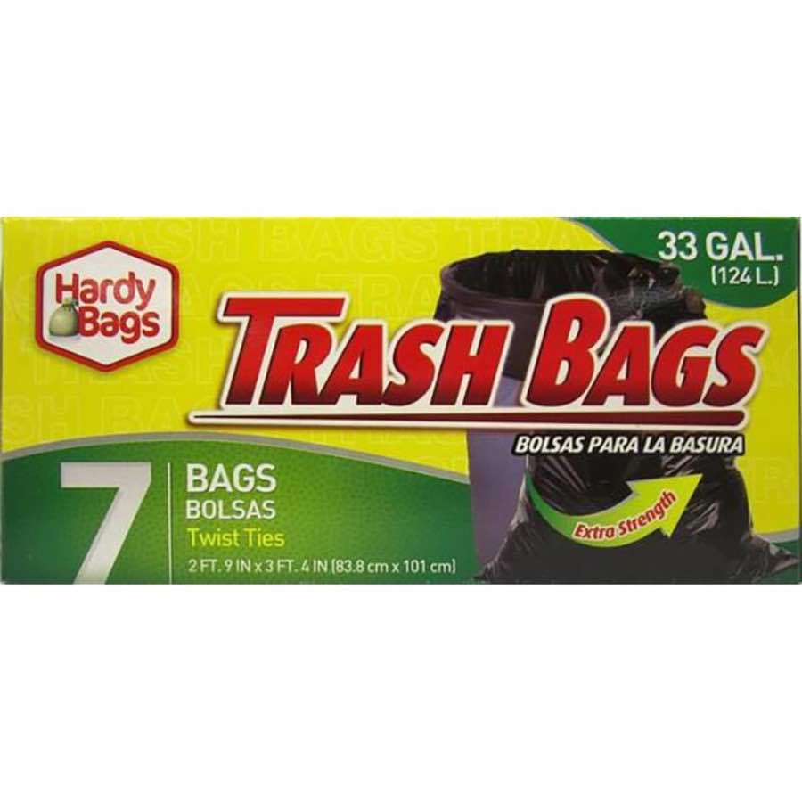 TRASH BAG BLACK 33gl - IN00058