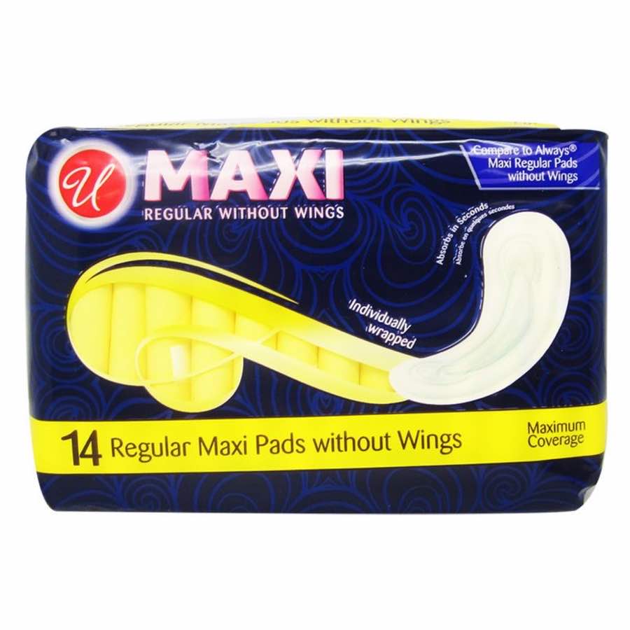 Maxi pad regular with wings 14ct - 82626