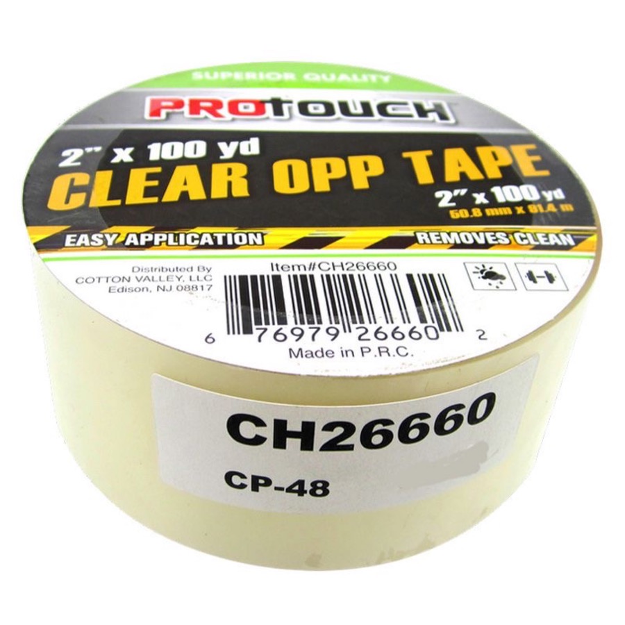 Tape 2"X 100 YD Clear Opp Tape - CH26660