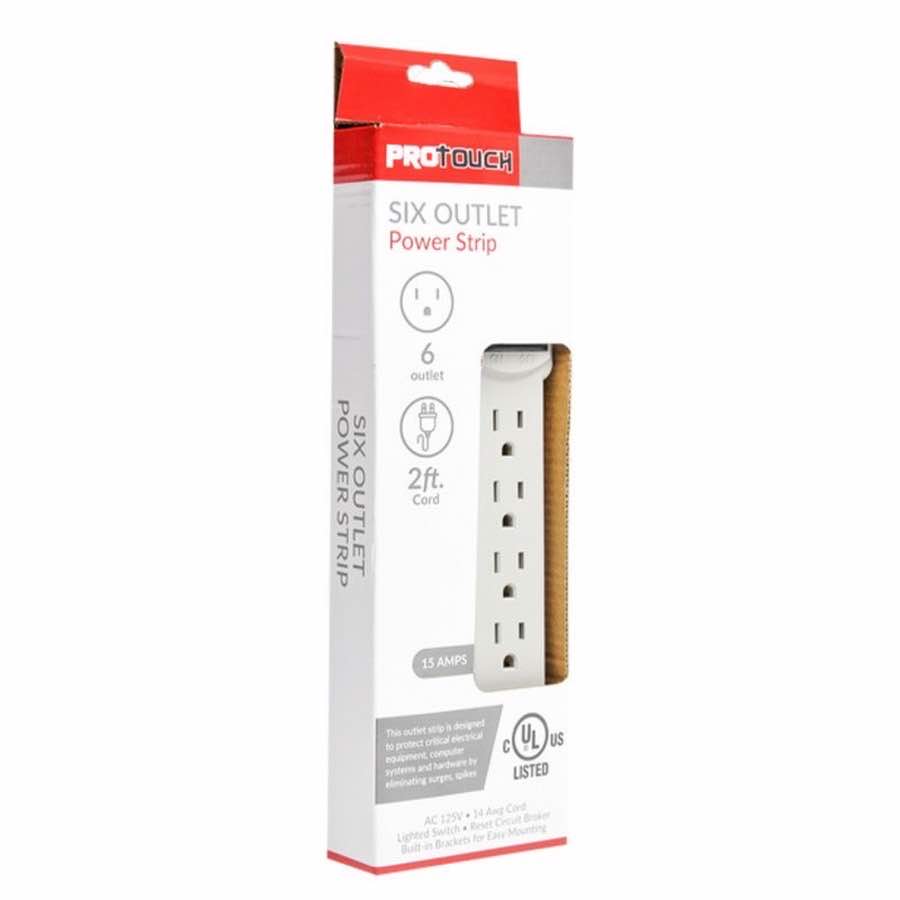 Extension 2FT / 6 Outlets Power Strip - CH48111