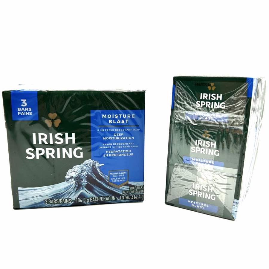 Irish spring 3pk moisture soap 3.7oz - 14179