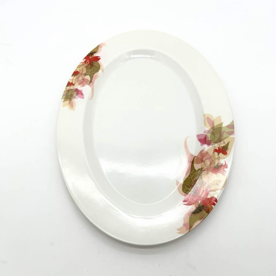 Melamine oval plate 14" - 610026D
