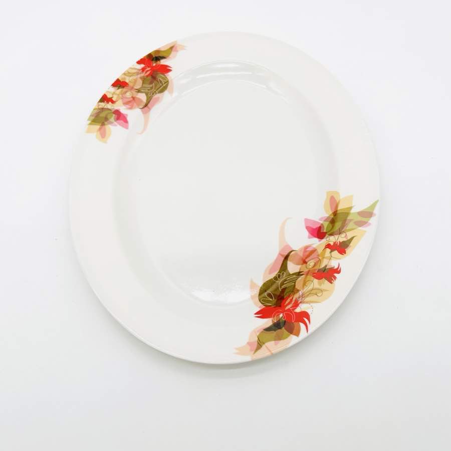 Melamine plate 12" 610027D